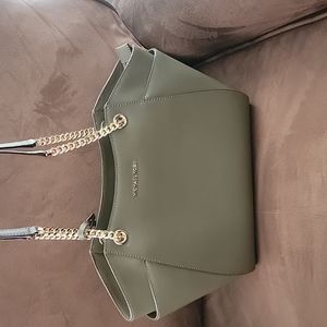 Michael kors olive green handbag